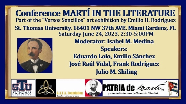 Invitation Conference Martí in the Literature
