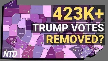 432,000 Votes Removed From Trump