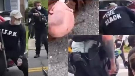 BLM Militia Savagely Bea a Disabled Veteran
