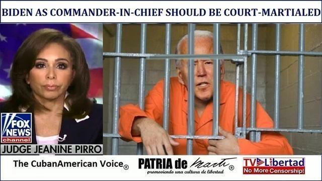 BIDEN AS COMMANDER IN CHIEF SHOULD BE COURT MARTIALED