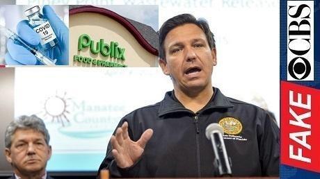 CBS Presents Fraudulent Info on FL Vaccine Program