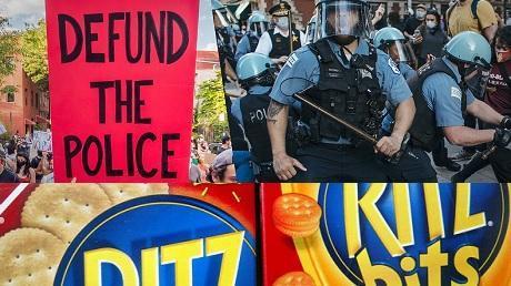 Corporations donating money to defund police