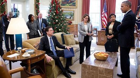 FBI briefing to Obama to spy Trump