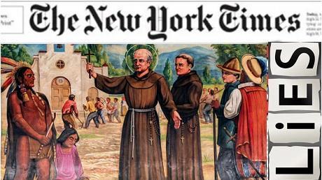NYT lies again about Catholic saint