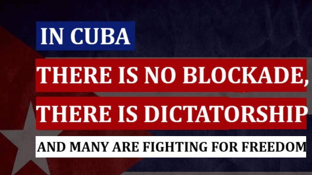 The blockade of Castro communist Cuba is against the cuban people