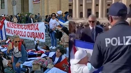 Cubans prevented from protesting in Vatican