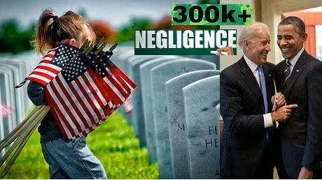 More than 300K veterans died as result of Obama Biden negligence