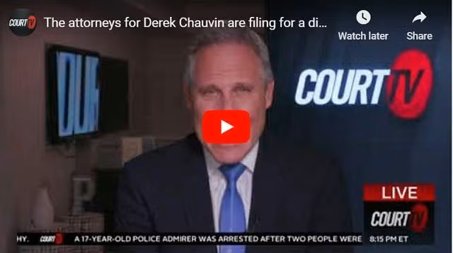 The attorneys for Derek Chauvin are filing for a dismissal of charges in the case of George Floyd