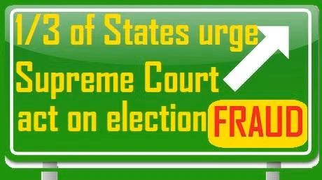 1/3 States urge Supreme Court to act on election fraud