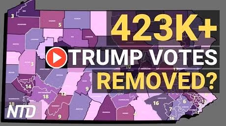 432000 votos por Trump fueron eliminados video