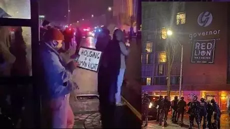 Antifa Invade and Occupy Hotel in WA