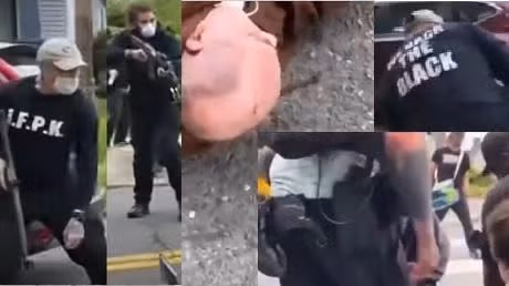 BLM Militia Savagely Bea a Disabled Veteran