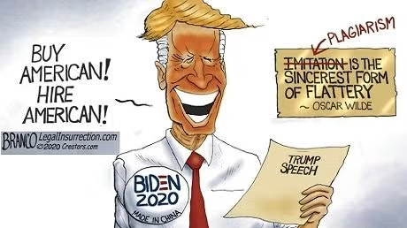 Biden Plagiarizing Trump