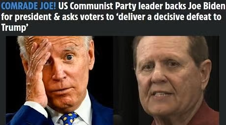 Biden has received endorsement from communist group leader