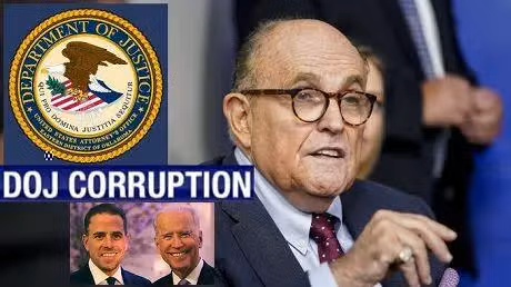 DOJ Corrupt Double Standard R Giuliani vs H Biden