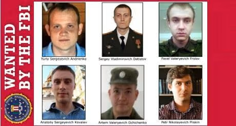 DOJ charges 6 Russian intel operatives