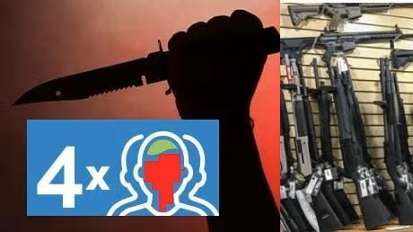 FBI 4x more deaths by knives than assault rifles