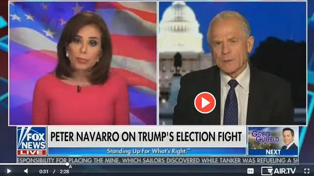 Navarro Trump election fight