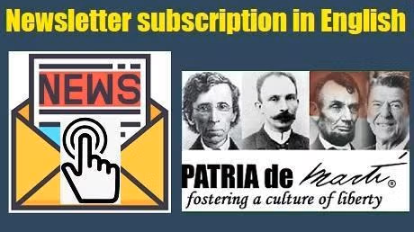 Newsletter subscription in English