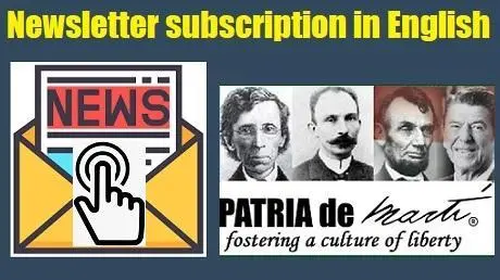 Newsletter subscription in English