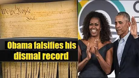 Obama falsifies his dismal record