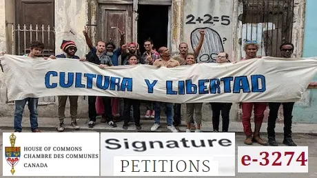 Petition e 3274 Canadians demand Defense of Human Rights in Cuba