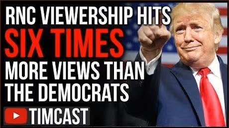 RNC 6x more views than DNC