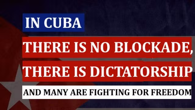 The blockade of Castro communist Cuba is against the cuban people