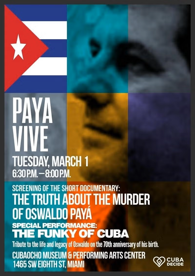 Tribute to the life and legacy of Oswaldo Paya poster