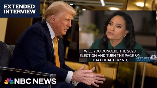 Trump's first interview on NBC News after the election