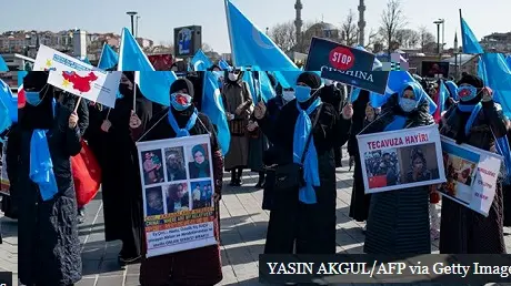 Uyghurs Protest Mass Rape Forced Sterilization by China