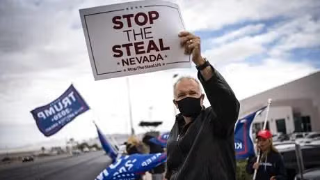 Voters holding stop the steal mass rallies