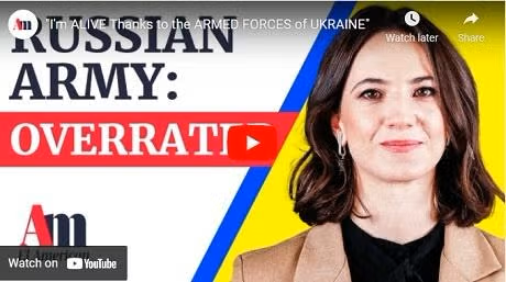 I'm ALIVE Thanks to the ARMED FORCES of UKRAINE